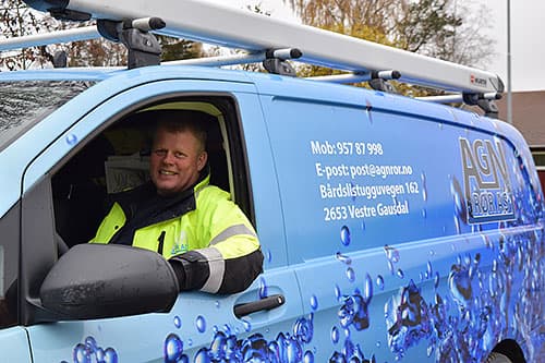 Arne Gunnar på AGN Rør A/S